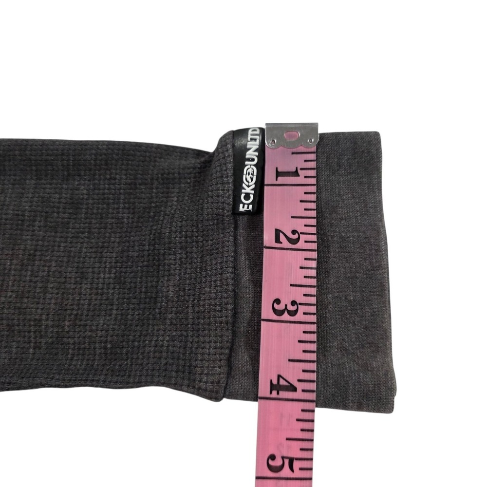 Ecko Unltd. Thermal Long Sleeve Shirt Crewneck Graphic Patch Size 2XL Gray New - Picture 11 of 13